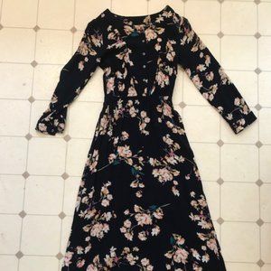 Floral Dress, Brand unknown (S)
